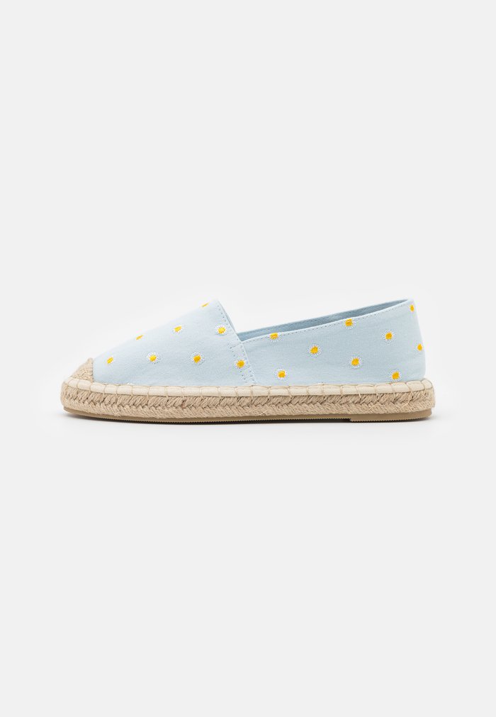 Chaussure Basse Anna Field Espadrillas Plates Slip on Bleu Clair Femme | ZAQ-8713250